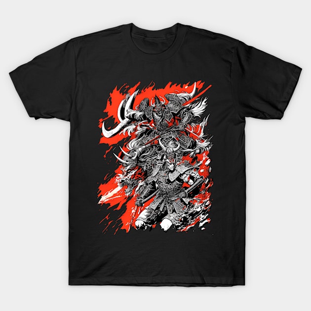 Samurai warriors art T-Shirt by Terror-Fi